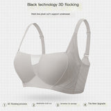 3D Velvet Thin Jelly Bra with Soft Support for Women