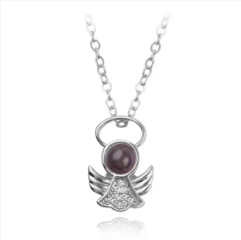 100 Languages Angel Projection Necklace
