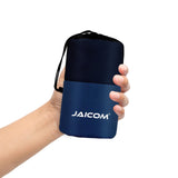 JAICOM Sleeping Bag Liner Sleep Sack Travel Sheets Two-Way-Zipper Expose Feet Separately Lightweight for Single BackpackingHotels & Hostels Camping Travel Business