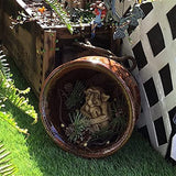 Gothic Cast Stone Troll Gargoyle Statue for Garden Decor
