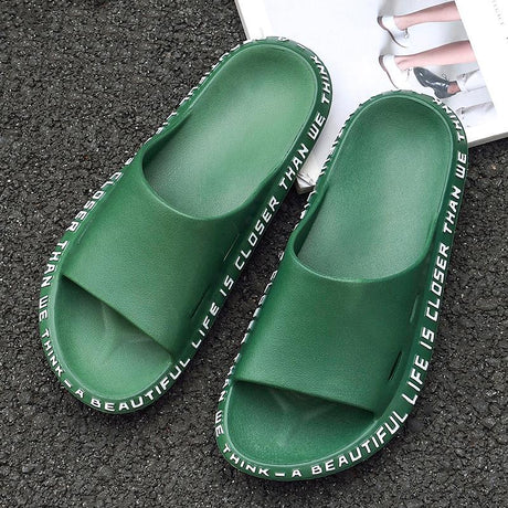 Comfortable Soft Bottom PVC Home Slippers