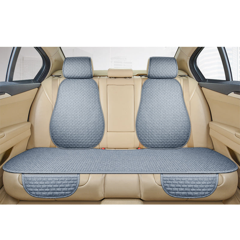 Summer Linen Comfortable Car Seat Cushion Set (3 pcs)
