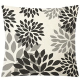 Linen Blend Geometric Cushion Cover for Home Decor