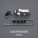 Motorcycle Helmet Lock Brake Handle Anti-Theft Accessory