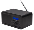 Denver DAB-30B Black FM Radio with Aux, Headphone out (Works with Mains or 4xAA Batteries)