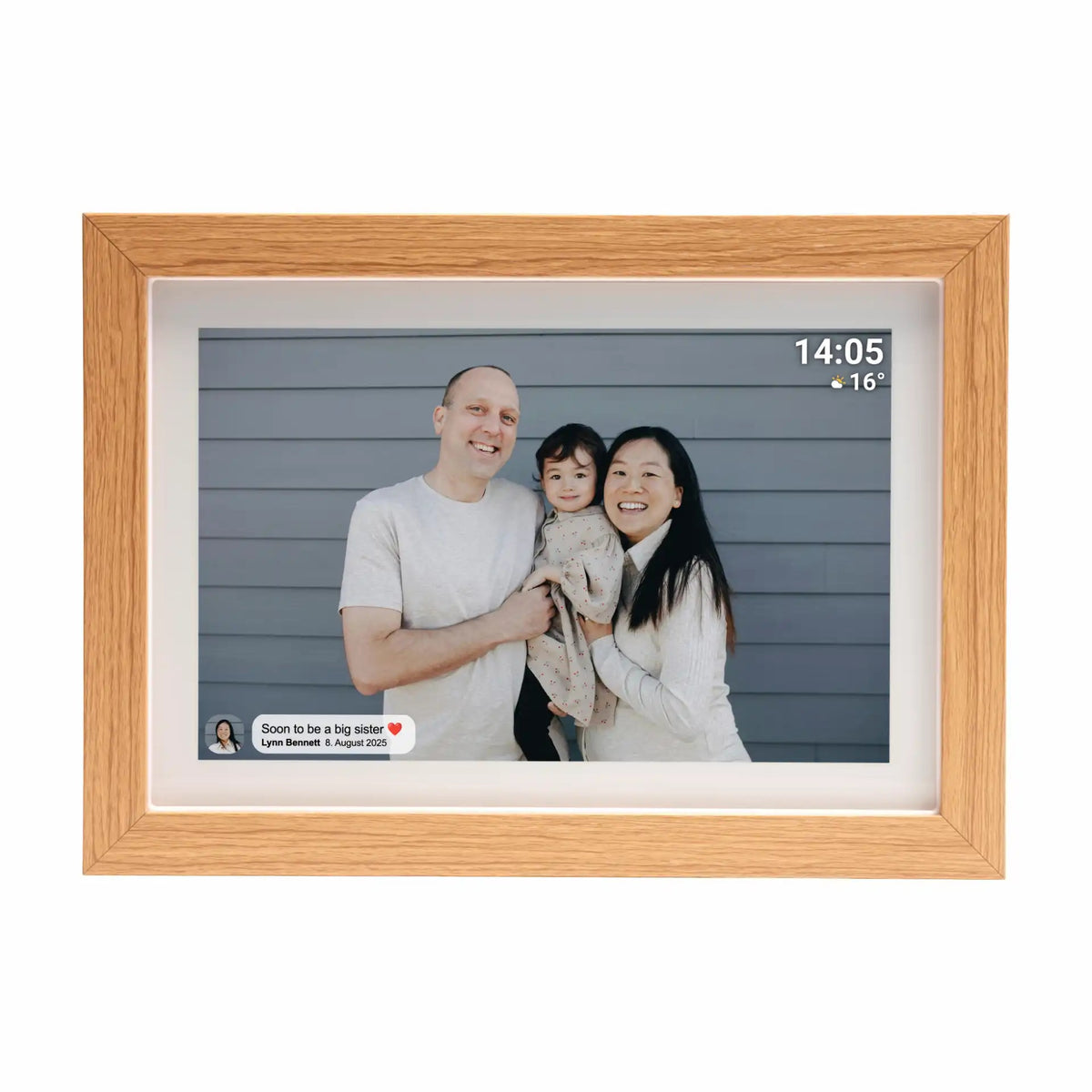 Denver Photoframe 10.1'' Smart with FRAMEO PFF-1042LWMK3 Light Wood
