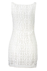 DESIGUAL WOMEN'S SHORT DRESS WHITE