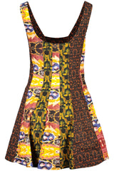 DESIGUAL SHORT DRESS FOR WOMEN IN YELLOW