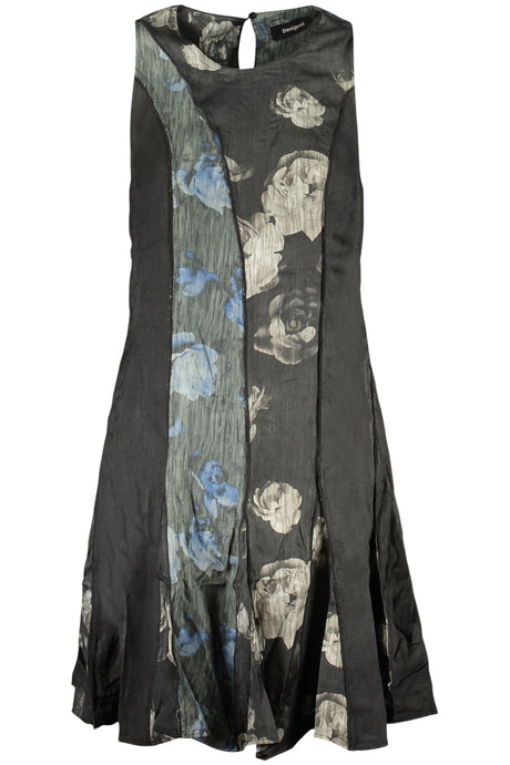 DESIGUAL SHORT DRESS FOR WOMEN IN BLACK