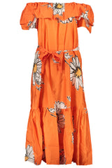 DESIGUAL WOMEN'S LONG DRESS ORANGE
