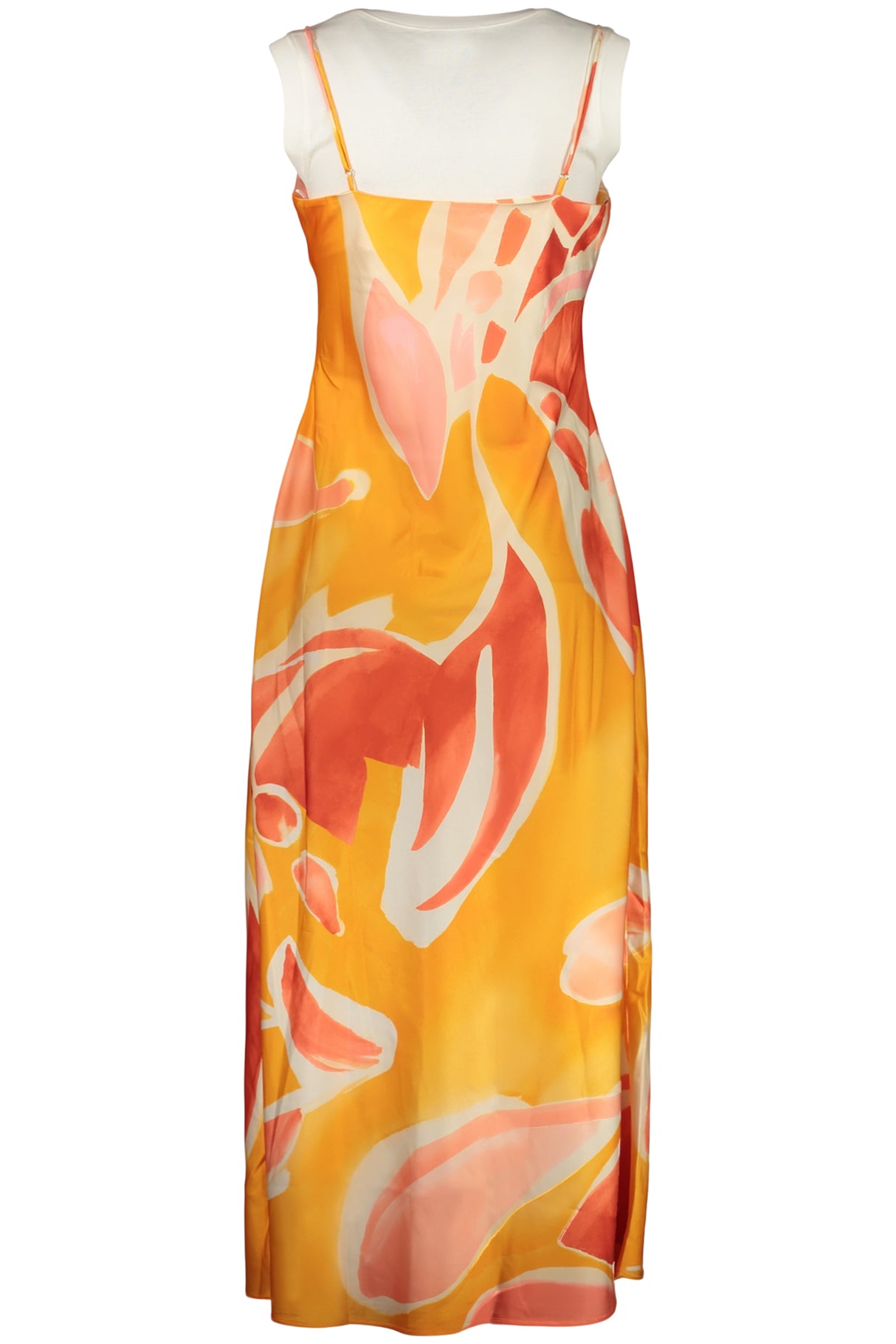DESIGUAL WOMEN'S LONG DRESS ORANGE