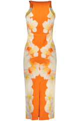 DESIGUAL WOMEN'S LONG DRESS ORANGE