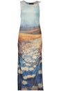 DESIGUAL WOMEN'S LONG DRESS, BLUE