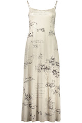 DESIGUAL WOMEN'S LONG DRESS WHITE