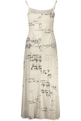 DESIGUAL WOMEN'S LONG DRESS WHITE
