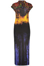 DESIGUAL WOMEN'S LONG BLACK DRESS