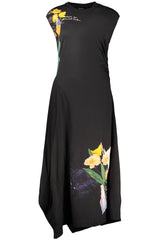 DESIGUAL WOMEN'S LONG BLACK DRESS