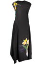 DESIGUAL WOMEN'S LONG BLACK DRESS