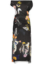 DESIGUAL WOMEN'S LONG BLACK DRESS