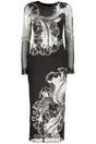 DESIGUAL WOMEN'S LONG BLACK DRESS