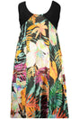 DESIGUAL WOMEN'S LONG BLACK DRESS