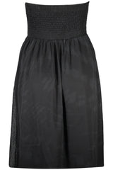 DESIGUAL WOMEN'S LONG BLACK DRESS