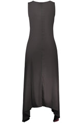 DESIGUAL WOMEN'S LONG BLACK DRESS