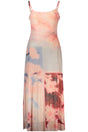 DESIGUAL WOMEN'S LONG PINK DRESS