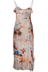 DESIGUAL WOMEN'S LONG PINK DRESS