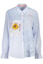 DESIGUAL LONG SLEEVE SHIRT WOMEN BLUE