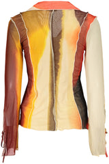 DESIGUAL WOMEN'S LONG-SLEEVED SHIRT, BEIGE