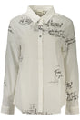 DESIGUAL WOMEN'S LONG-SLEEVED SHIRT WHITE