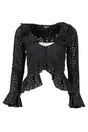 DESIGUAL LONG SLEEVE SHIRT WOMEN BLACK