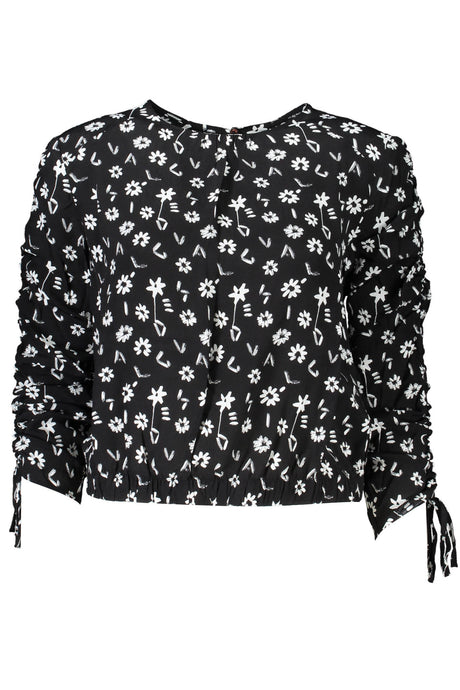 DESIGUAL LONG SLEEVE SHIRT WOMEN BLACK