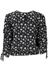 DESIGUAL LONG SLEEVE SHIRT WOMEN BLACK