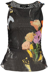 DESIGUAL WOMEN'S BLACK TANK TOP
