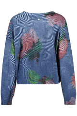 DESIGUAL WOMEN'S BLUE CARDIGAN