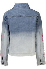 DESIGUAL WOMEN'S BLUE DENIM JACKET