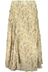 DESIGUAL WOMEN'S LONG SKIRT BEIGE
