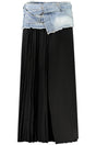 DESIGUAL WOMEN'S LONG SKIRT BLACK