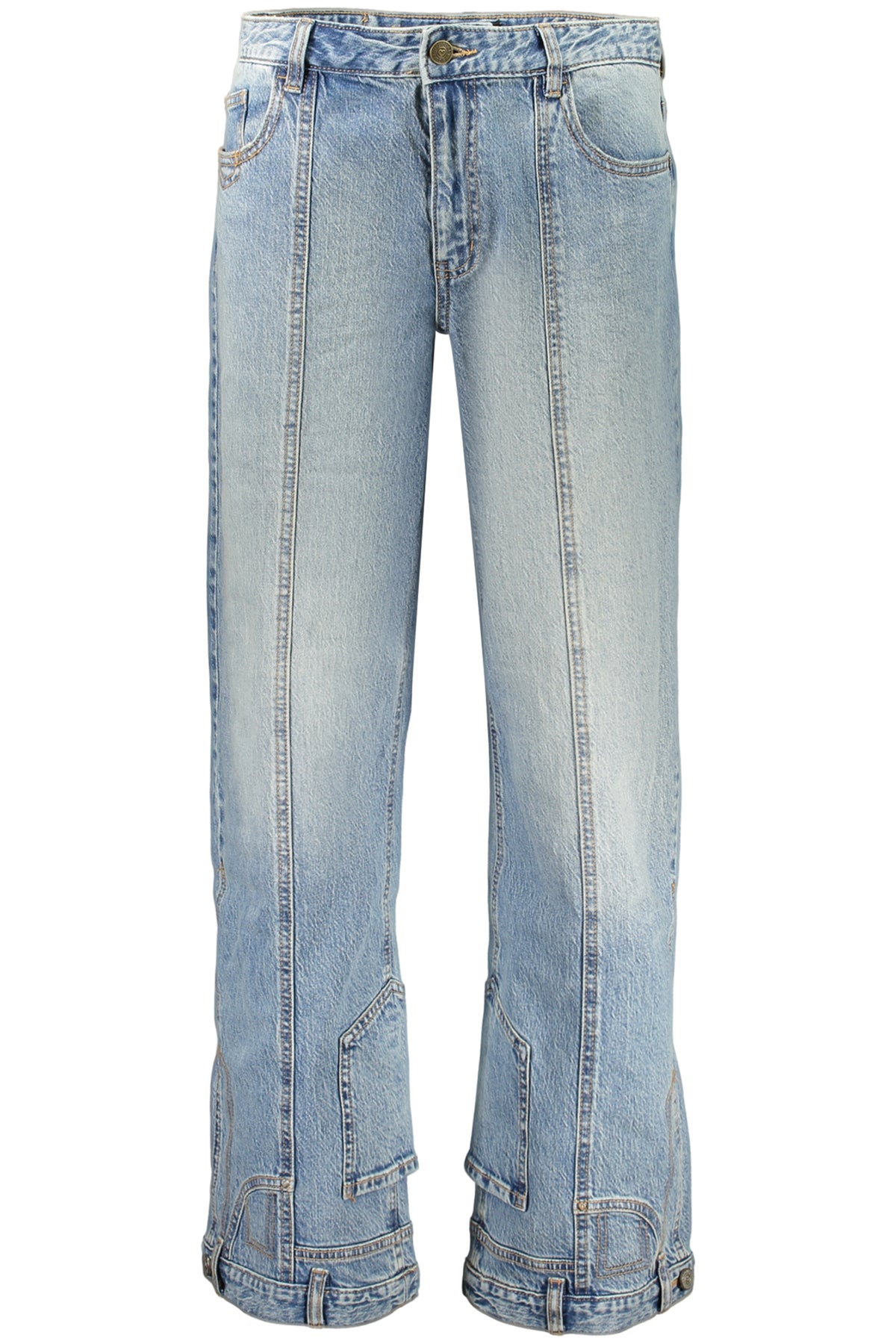 DESIGUAL WOMEN'S DENIM JEANS, BLUE