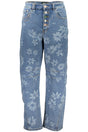 DESIGUAL WOMEN'S DENIM JEANS, BLUE