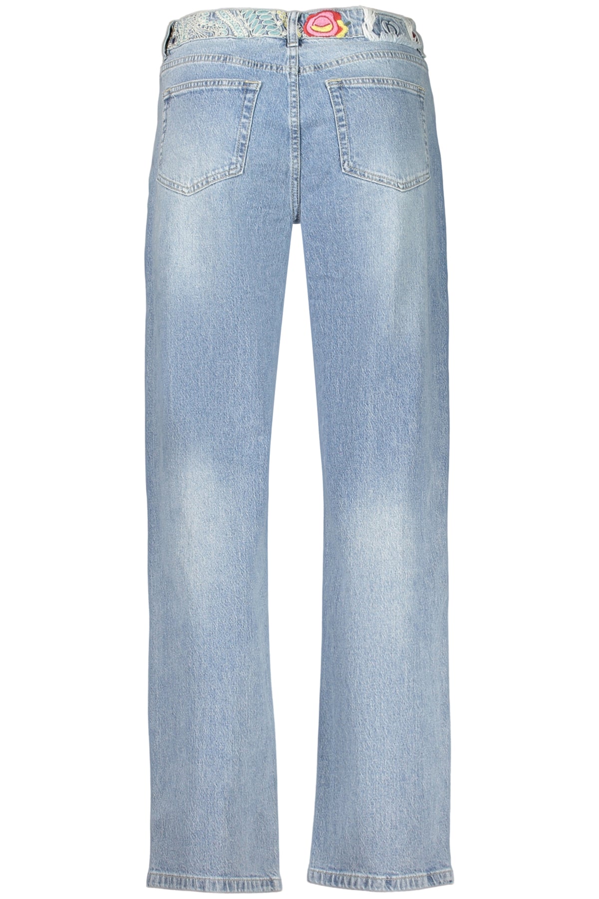 DESIGUAL WOMEN'S DENIM JEANS, BLUE