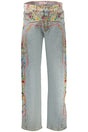 DESIGUAL WOMEN'S DENIM JEANS BLUE