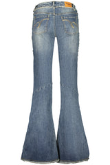 DESIGUAL WOMEN'S DENIM JEANS BLUE