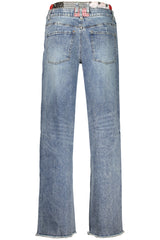 DESIGUAL WOMEN'S DENIM JEANS BLUE