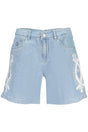 DESIGUAL WOMEN'S BLUE SHORT JEANS