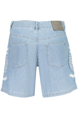 DESIGUAL WOMEN'S BLUE SHORT JEANS
