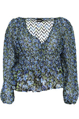 DESIGUAL WOMEN'S BLUE SWEATER