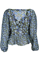 DESIGUAL WOMEN'S BLUE SWEATER